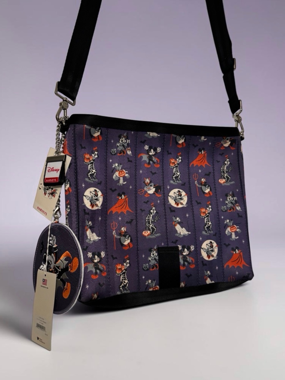 Harvey’s Seatbelt Halloween Convertible Crossbody to Backpack Bag New with Tags